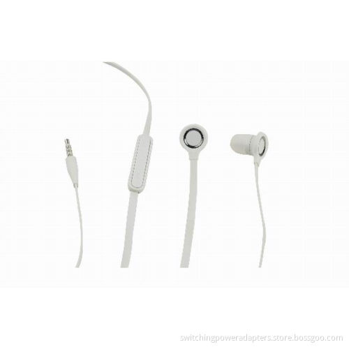 White Jack Genuine Apple Earphones , 1.3m Portable Iphone 5 Earphone